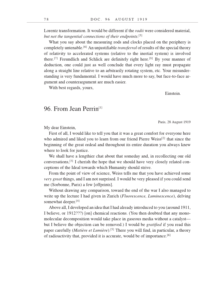 Volume 9: The Berlin Years: Correspondence, January 1919-April 1920 (English translation supplement) page 78