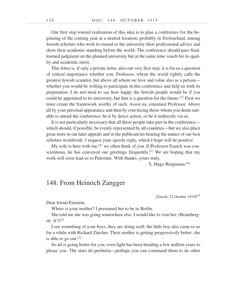 Volume 9: The Berlin Years: Correspondence, January 1919-April 1920 (English translation supplement) page 126