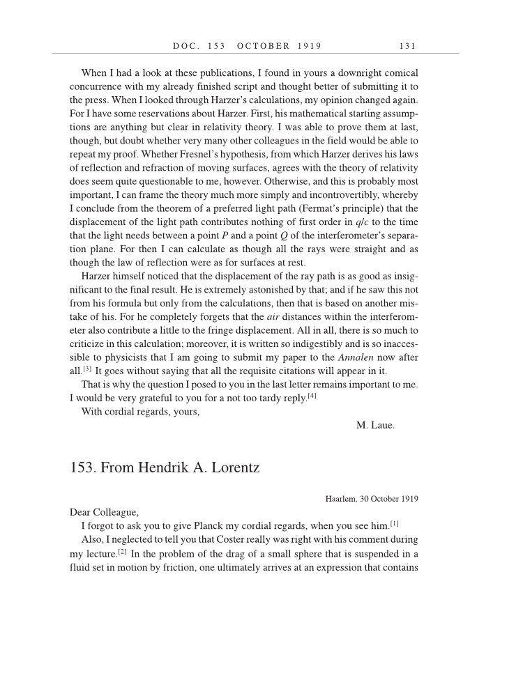 Volume 9: The Berlin Years: Correspondence, January 1919-April 1920 (English translation supplement) page 131