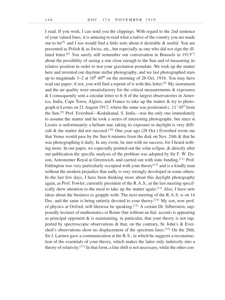 Volume 9: The Berlin Years: Correspondence, January 1919-April 1920 (English translation supplement) page 146