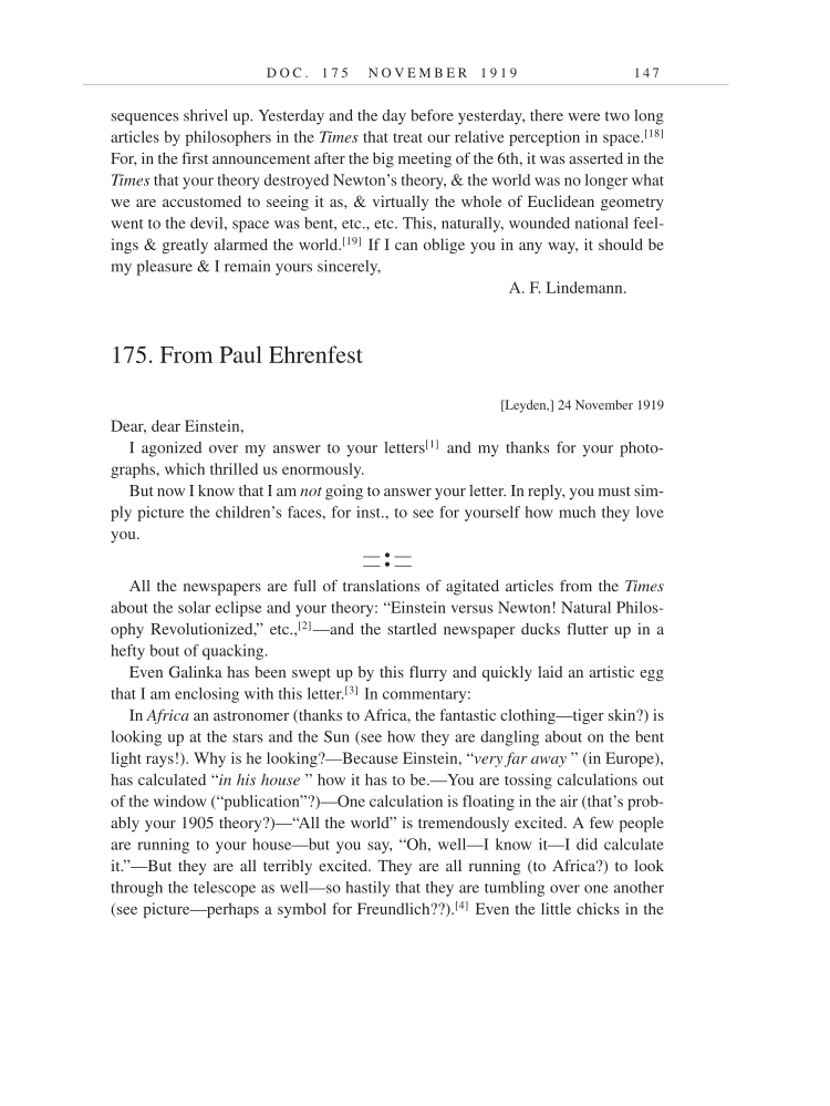 Volume 9: The Berlin Years: Correspondence, January 1919-April 1920 (English translation supplement) page 147