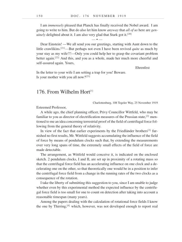 Volume 9: The Berlin Years: Correspondence, January 1919-April 1920 (English translation supplement) page 150