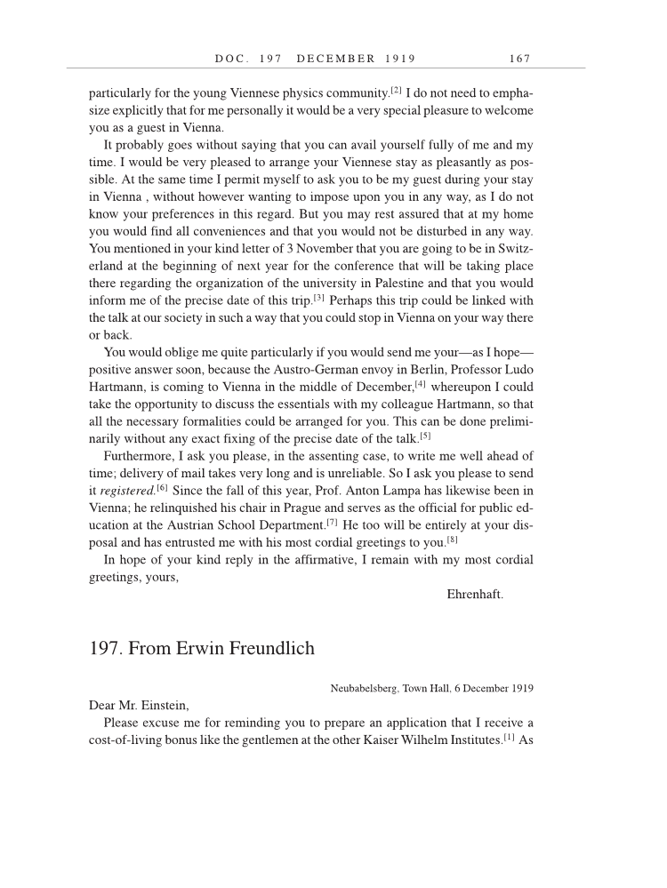 Volume 9: The Berlin Years: Correspondence, January 1919-April 1920 (English translation supplement) page 167