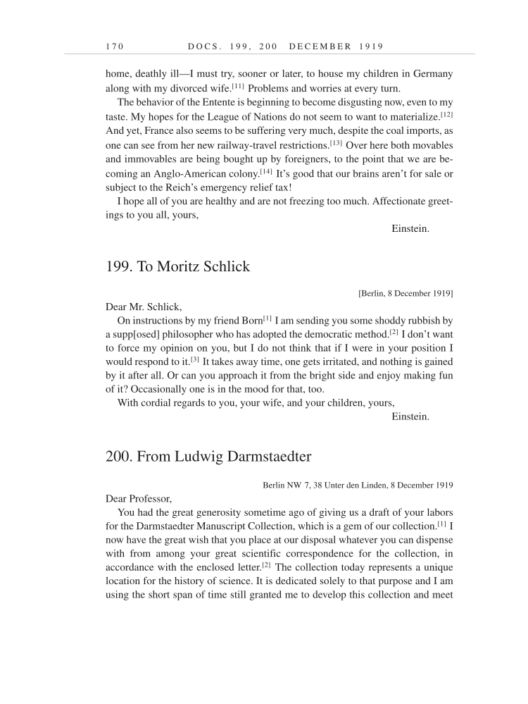 Volume 9: The Berlin Years: Correspondence, January 1919-April 1920 (English translation supplement) page 170