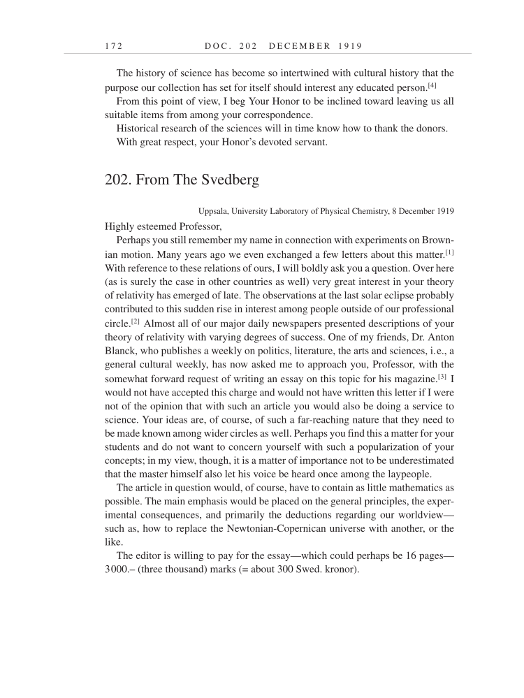 Volume 9: The Berlin Years: Correspondence, January 1919-April 1920 (English translation supplement) page 172