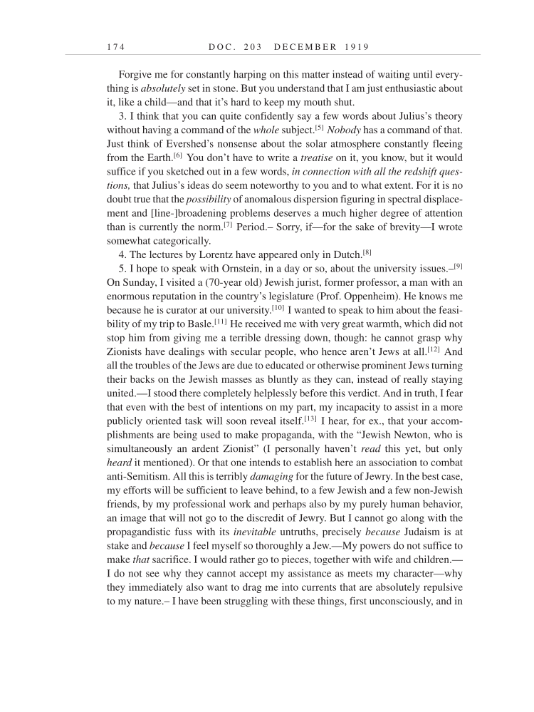 Volume 9: The Berlin Years: Correspondence, January 1919-April 1920 (English translation supplement) page 174