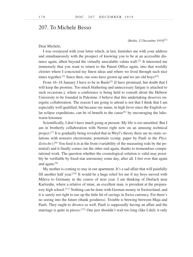 Volume 9: The Berlin Years: Correspondence, January 1919-April 1920 (English translation supplement) page 178