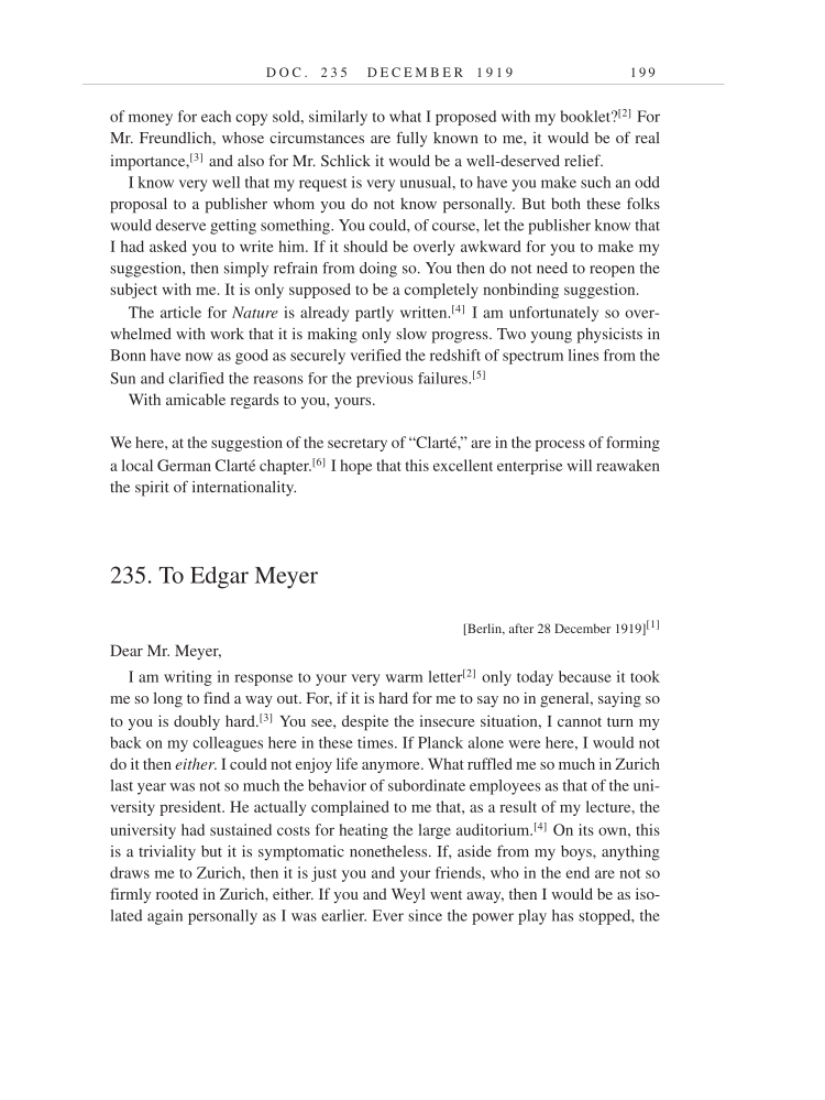 Volume 9: The Berlin Years: Correspondence, January 1919-April 1920 (English translation supplement) page 199