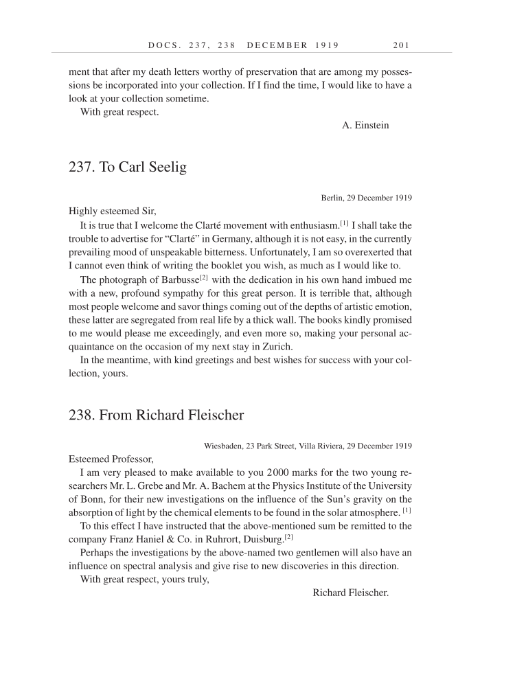 Volume 9: The Berlin Years: Correspondence, January 1919-April 1920 (English translation supplement) page 201