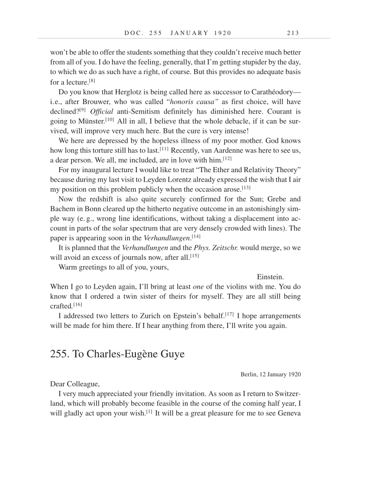 Volume 9: The Berlin Years: Correspondence, January 1919-April 1920 (English translation supplement) page 213