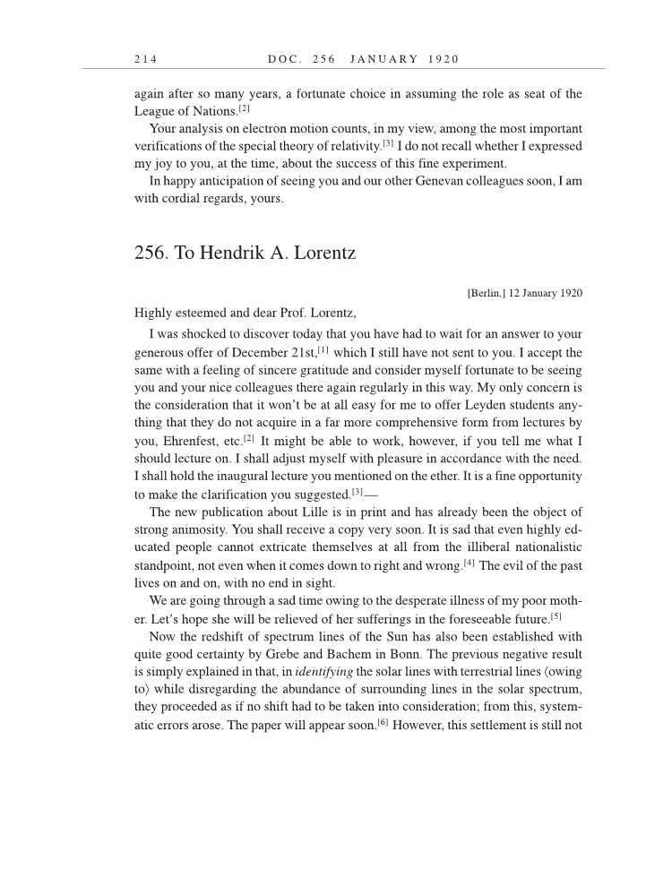 Volume 9: The Berlin Years: Correspondence, January 1919-April 1920 (English translation supplement) page 214