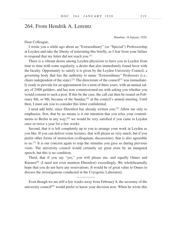 Volume 9: The Berlin Years: Correspondence, January 1919-April 1920 (English translation supplement) page 219