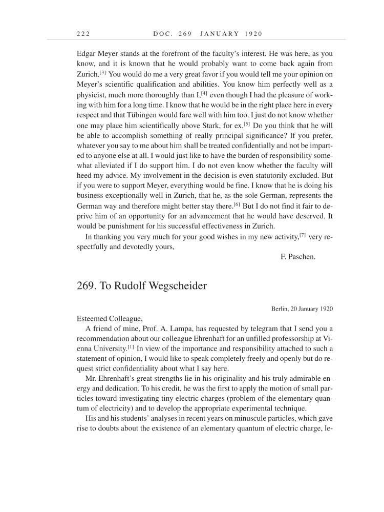 Volume 9: The Berlin Years: Correspondence, January 1919-April 1920 (English translation supplement) page 222