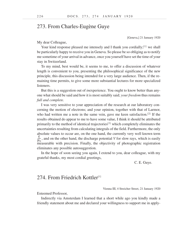 Volume 9: The Berlin Years: Correspondence, January 1919-April 1920 (English translation supplement) page 226