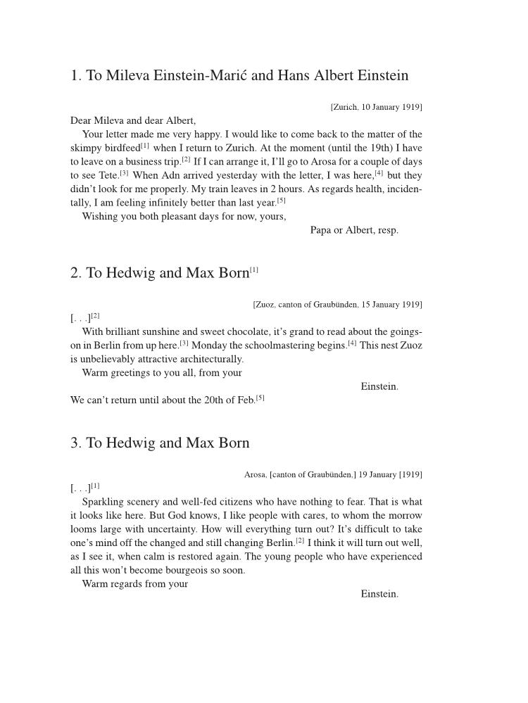 Volume 9: The Berlin Years: Correspondence, January 1919-April 1920 (English translation supplement) page 3