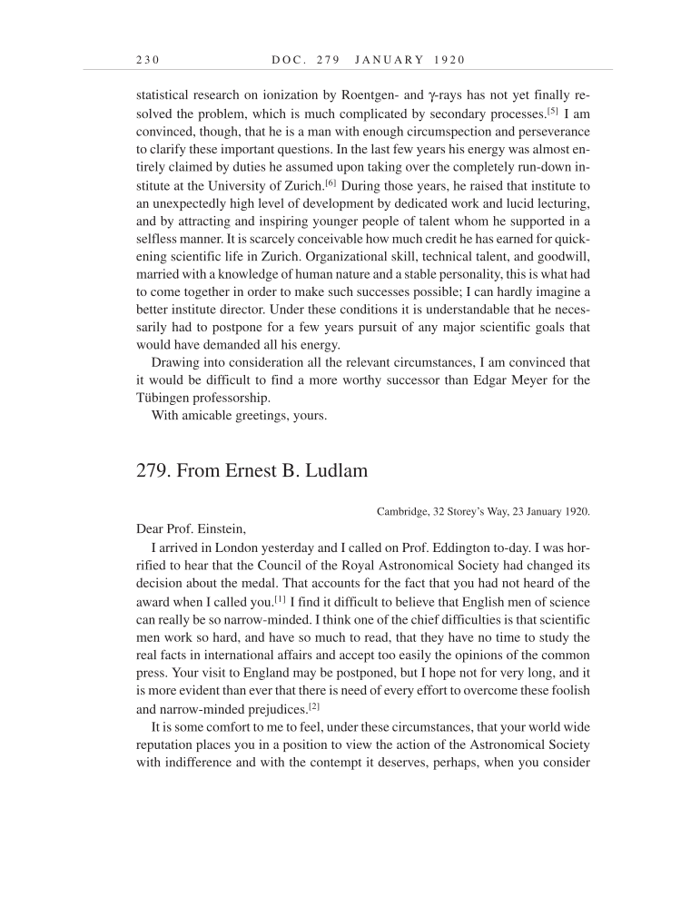 Volume 9: The Berlin Years: Correspondence, January 1919-April 1920 (English translation supplement) page 230