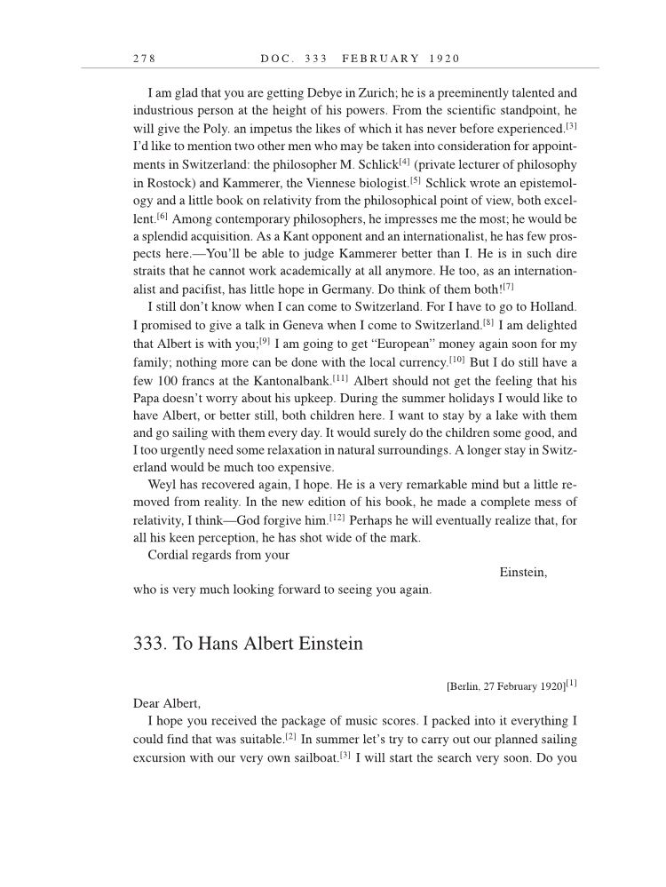 Volume 9: The Berlin Years: Correspondence, January 1919-April 1920 (English translation supplement) page 278