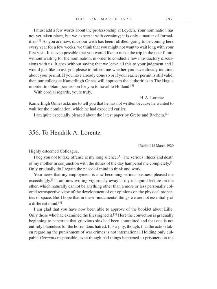 Volume 9: The Berlin Years: Correspondence, January 1919-April 1920 (English translation supplement) page 297