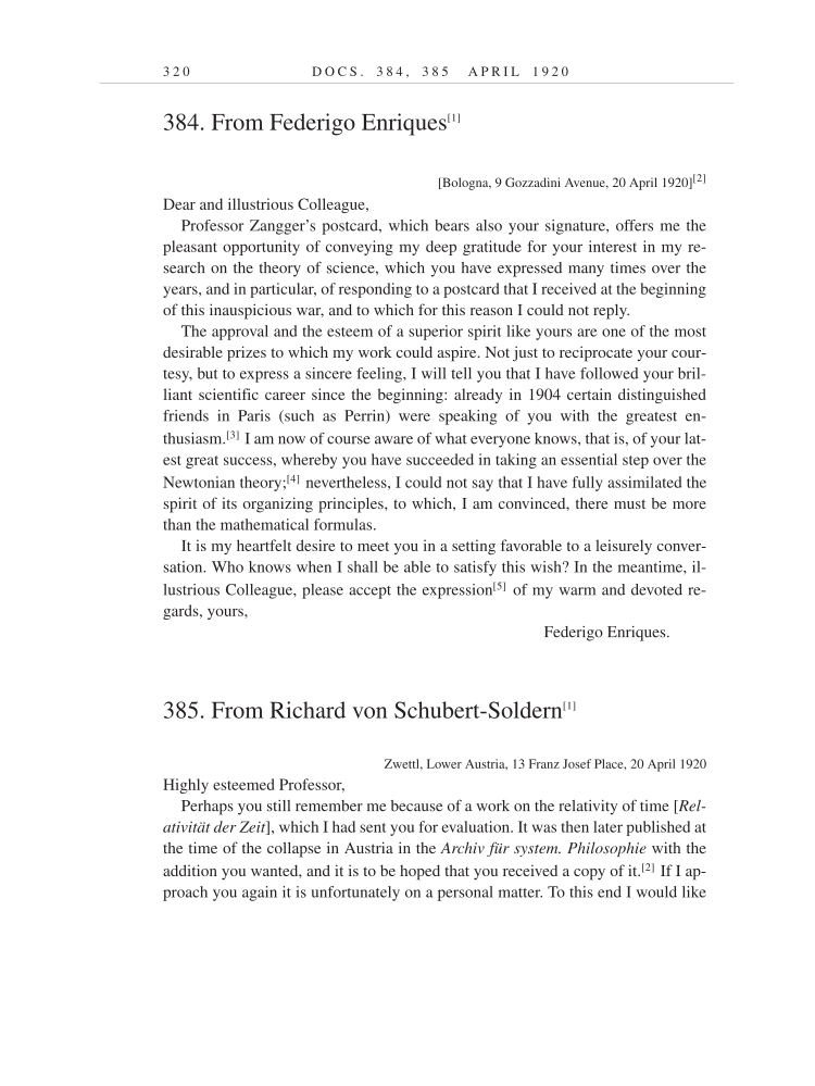 Volume 9: The Berlin Years: Correspondence, January 1919-April 1920 (English translation supplement) page 320