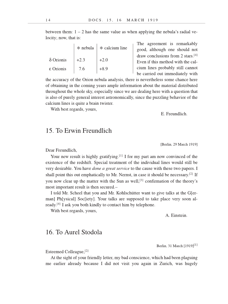 Volume 9: The Berlin Years: Correspondence, January 1919-April 1920 (English translation supplement) page 14