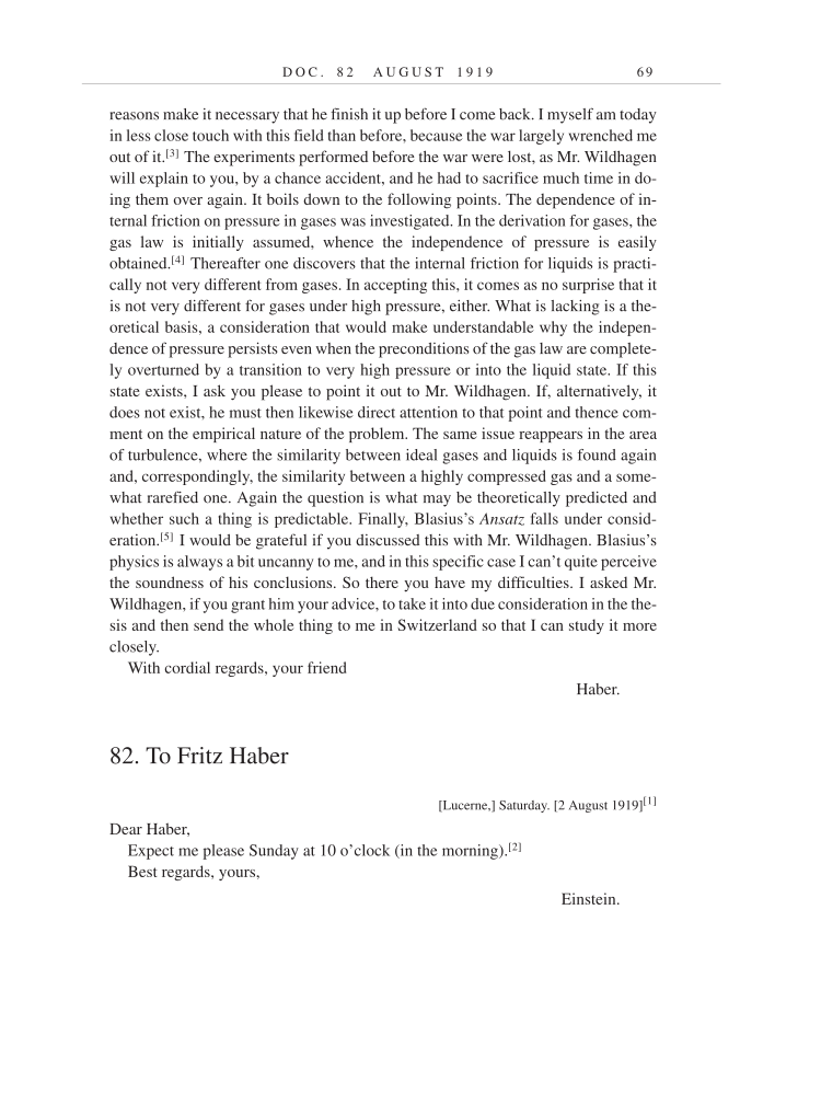 Volume 9: The Berlin Years: Correspondence, January 1919-April 1920 (English translation supplement) page 69
