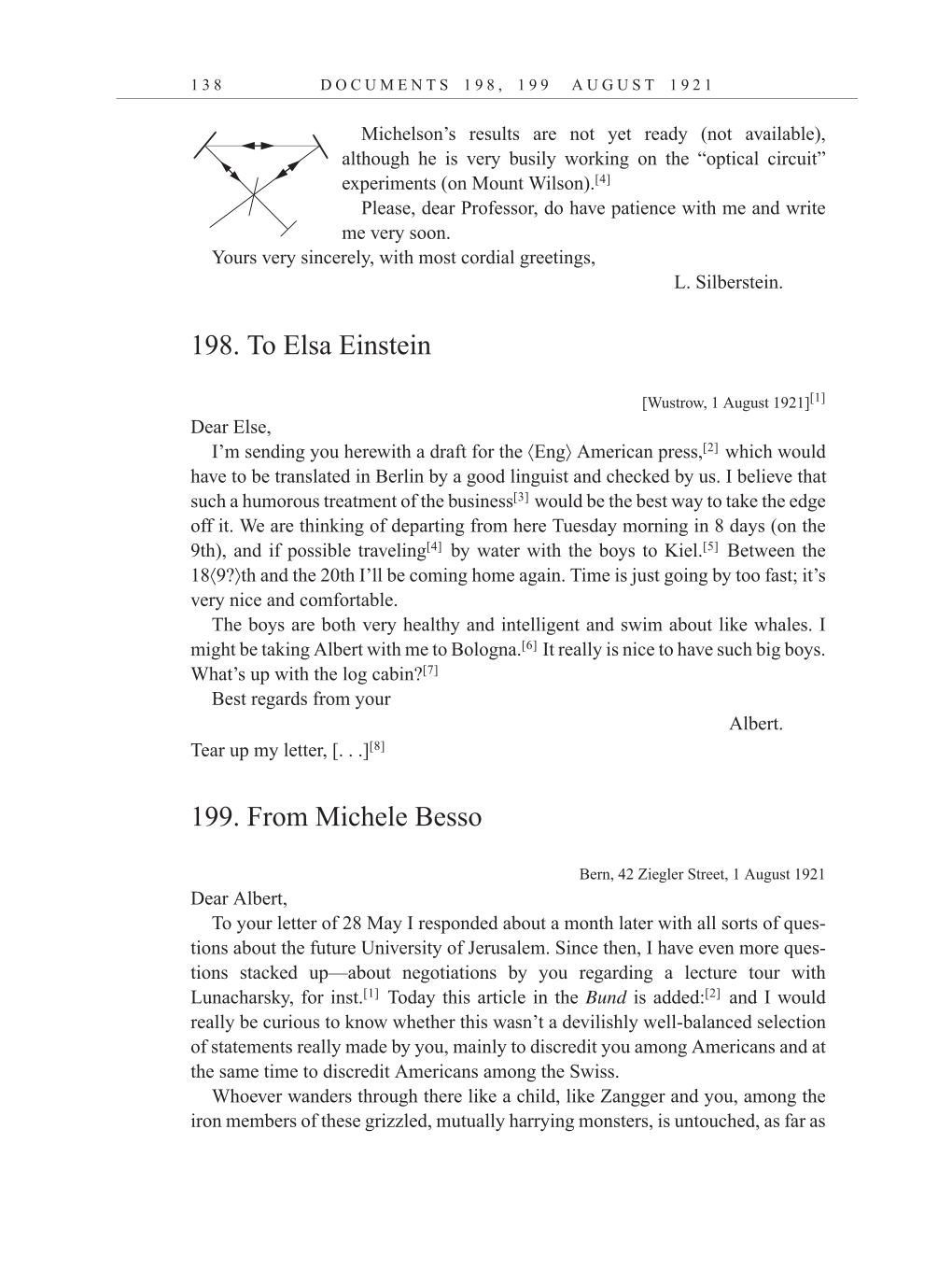 Volume 12: The Berlin Years: Correspondence, January-December 1921 (English translation supplement) page 138