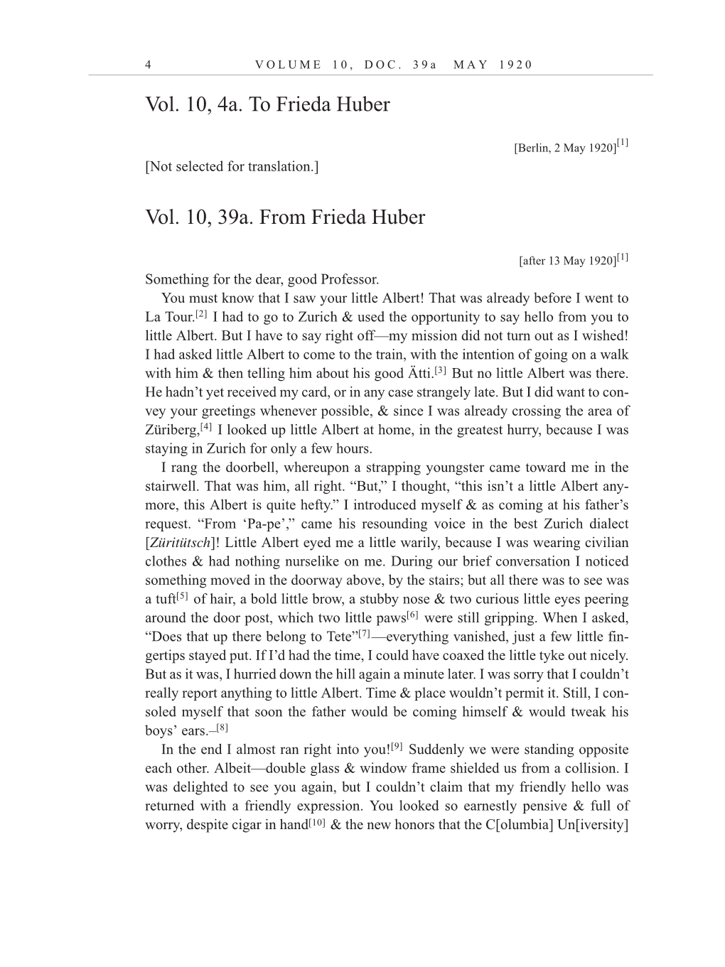 Volume 12: The Berlin Years: Correspondence, January-December 1921 (English translation supplement) page 4