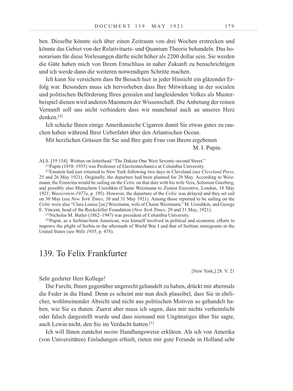 Volume 12: The Berlin Years: Correspondence January-December 1921 page 179