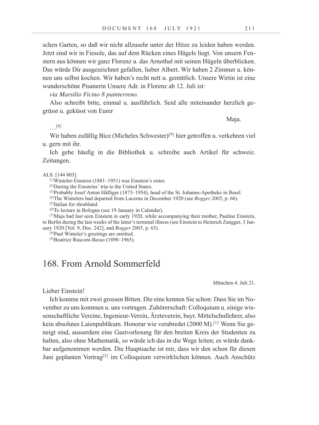 Volume 12: The Berlin Years: Correspondence January-December 1921 page 211