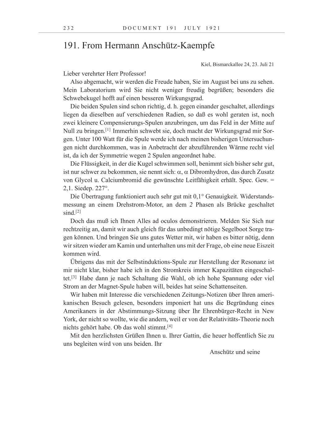 Volume 12: The Berlin Years: Correspondence January-December 1921 page 232