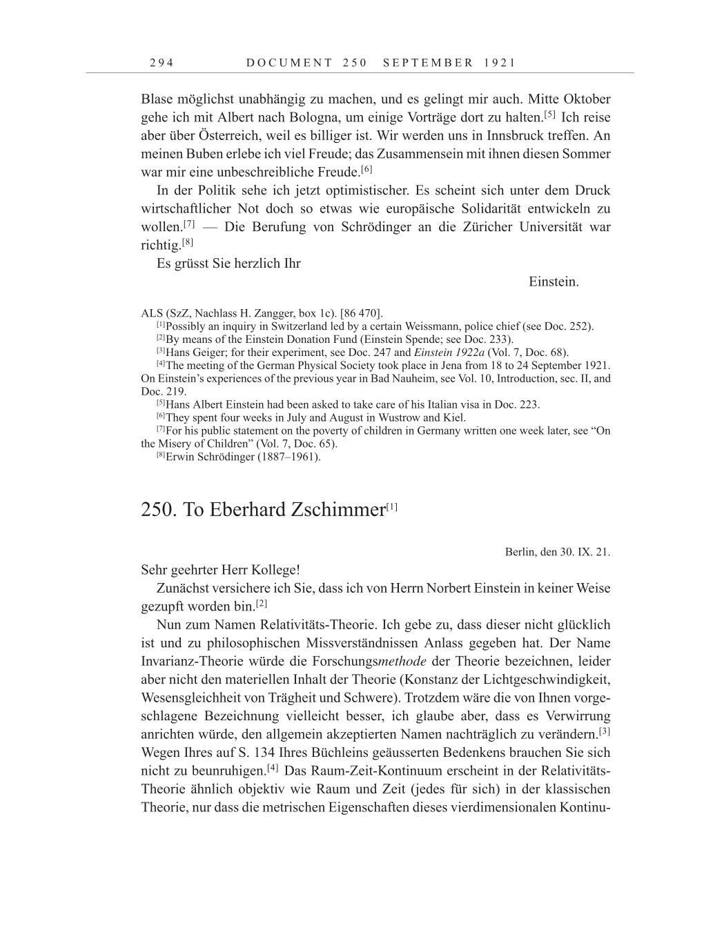 Volume 12: The Berlin Years: Correspondence January-December 1921 page 294