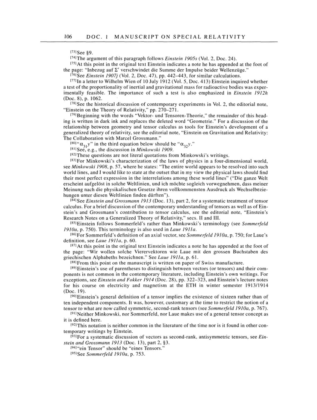 Volume 4: The Swiss Years: Writings 1912-1914 page 106
