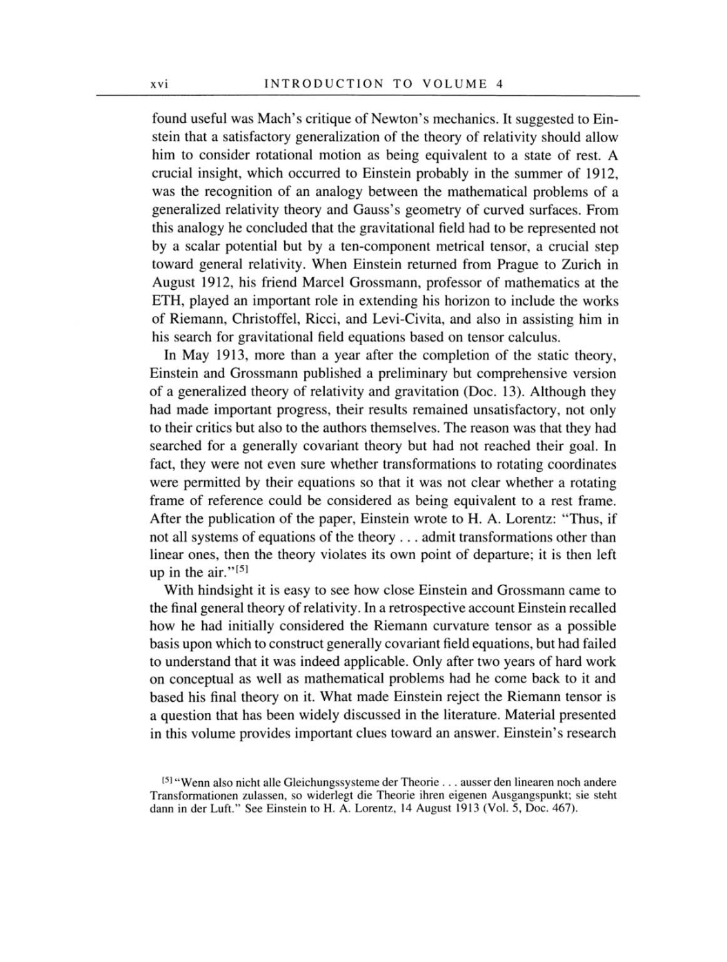 Volume 4: The Swiss Years: Writings 1912-1914 page xvi