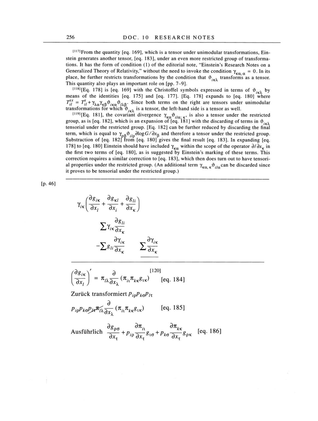 Volume 4: The Swiss Years: Writings 1912-1914 page 256