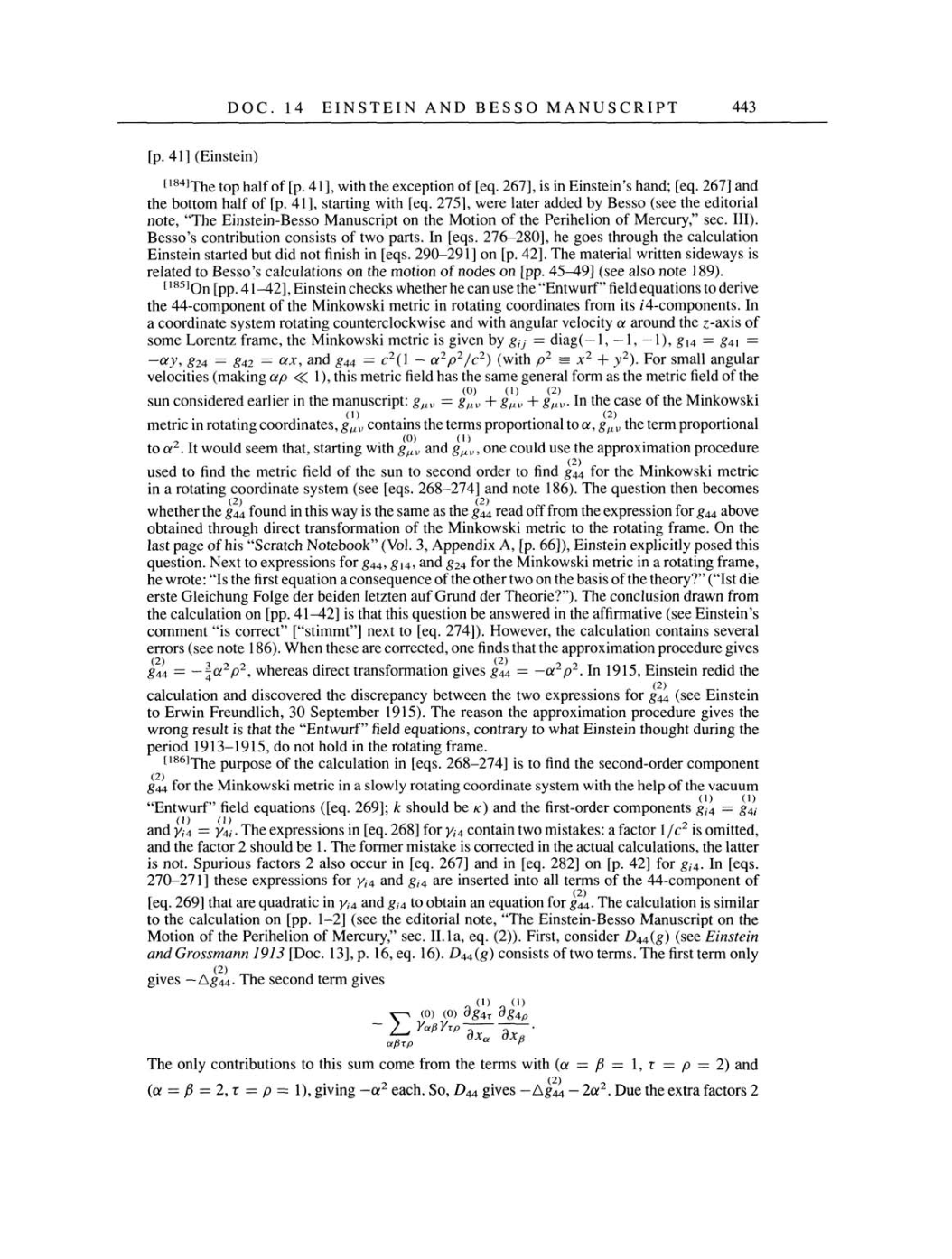 Volume 4: The Swiss Years: Writings 1912-1914 page 443