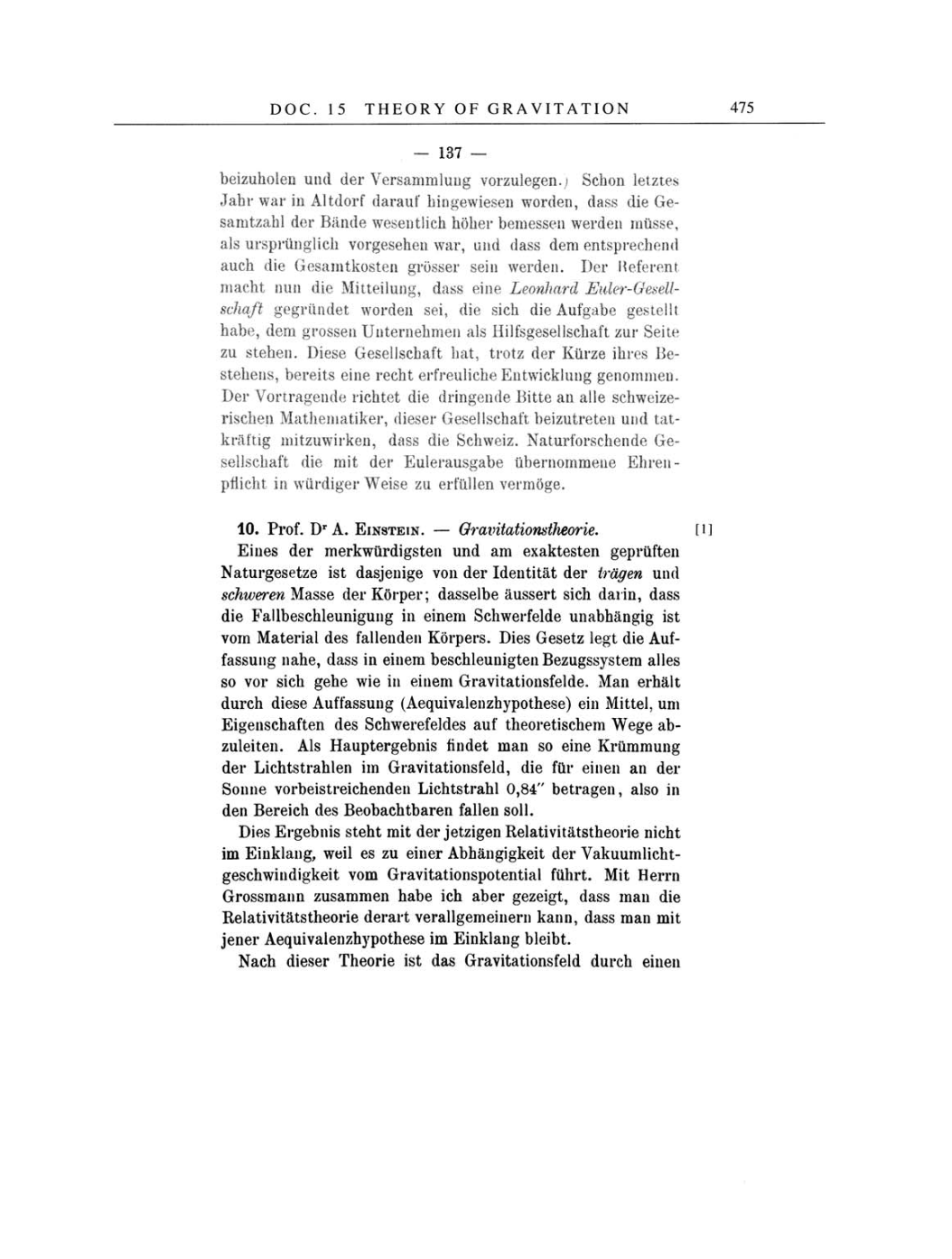 Volume 4: The Swiss Years: Writings 1912-1914 page 475