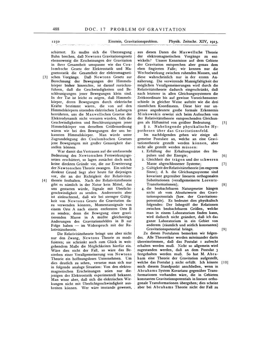 Volume 4: The Swiss Years: Writings 1912-1914 page 488