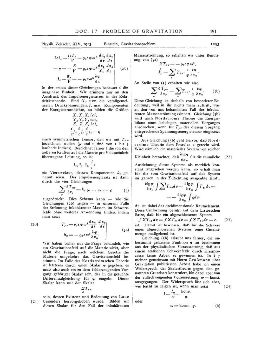 Volume 4: The Swiss Years: Writings 1912-1914 page 491