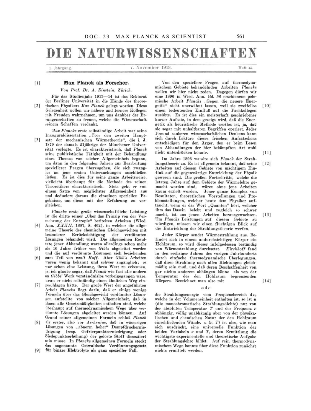 Volume 4: The Swiss Years: Writings 1912-1914 page 561