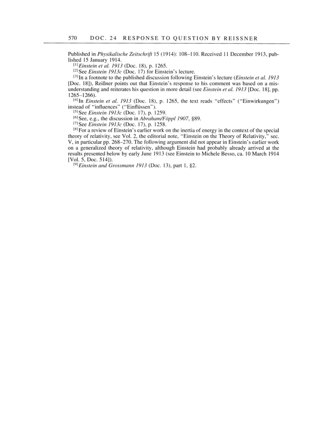 Volume 4: The Swiss Years: Writings 1912-1914 page 570
