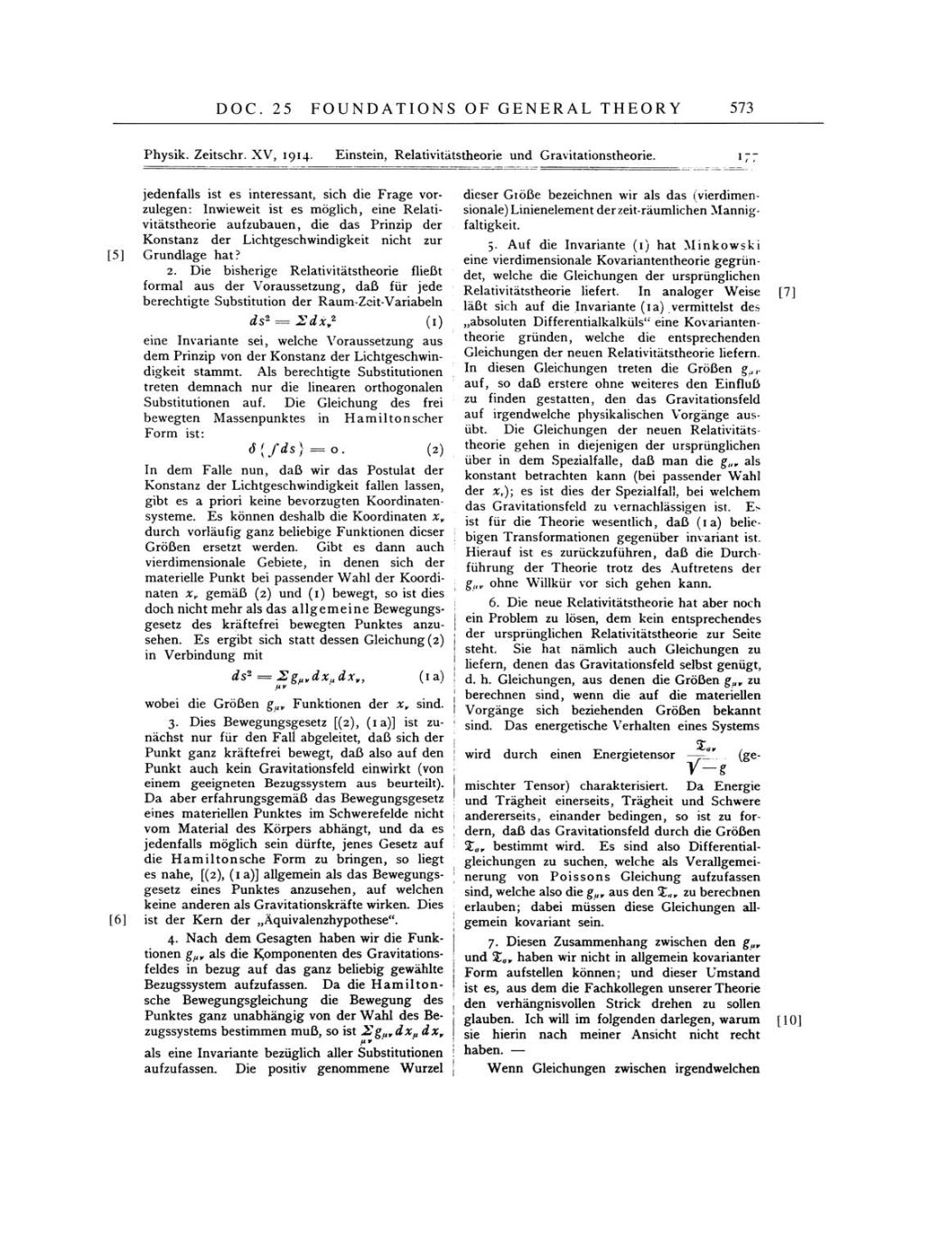 Volume 4: The Swiss Years: Writings 1912-1914 page 573