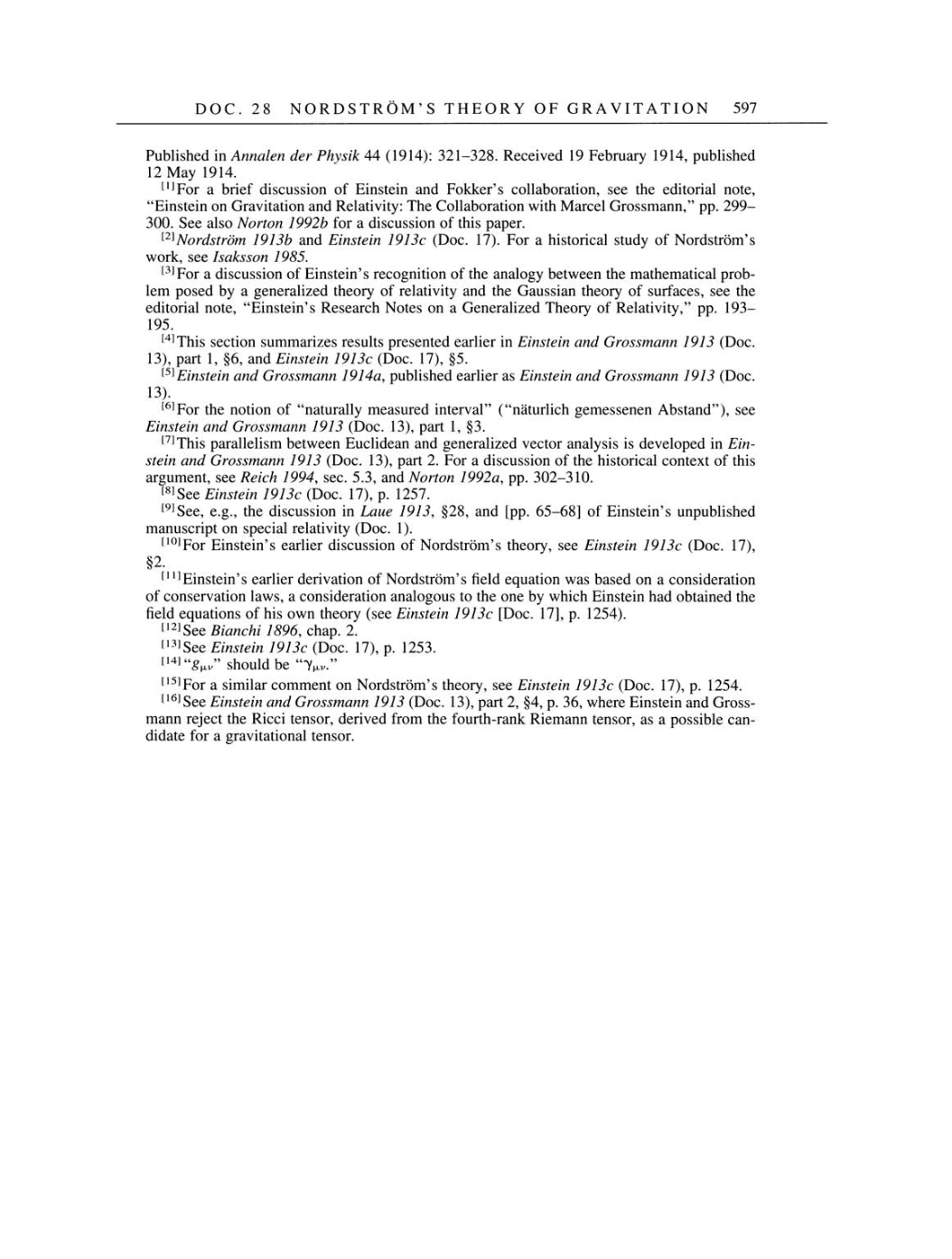 Volume 4: The Swiss Years: Writings 1912-1914 page 597