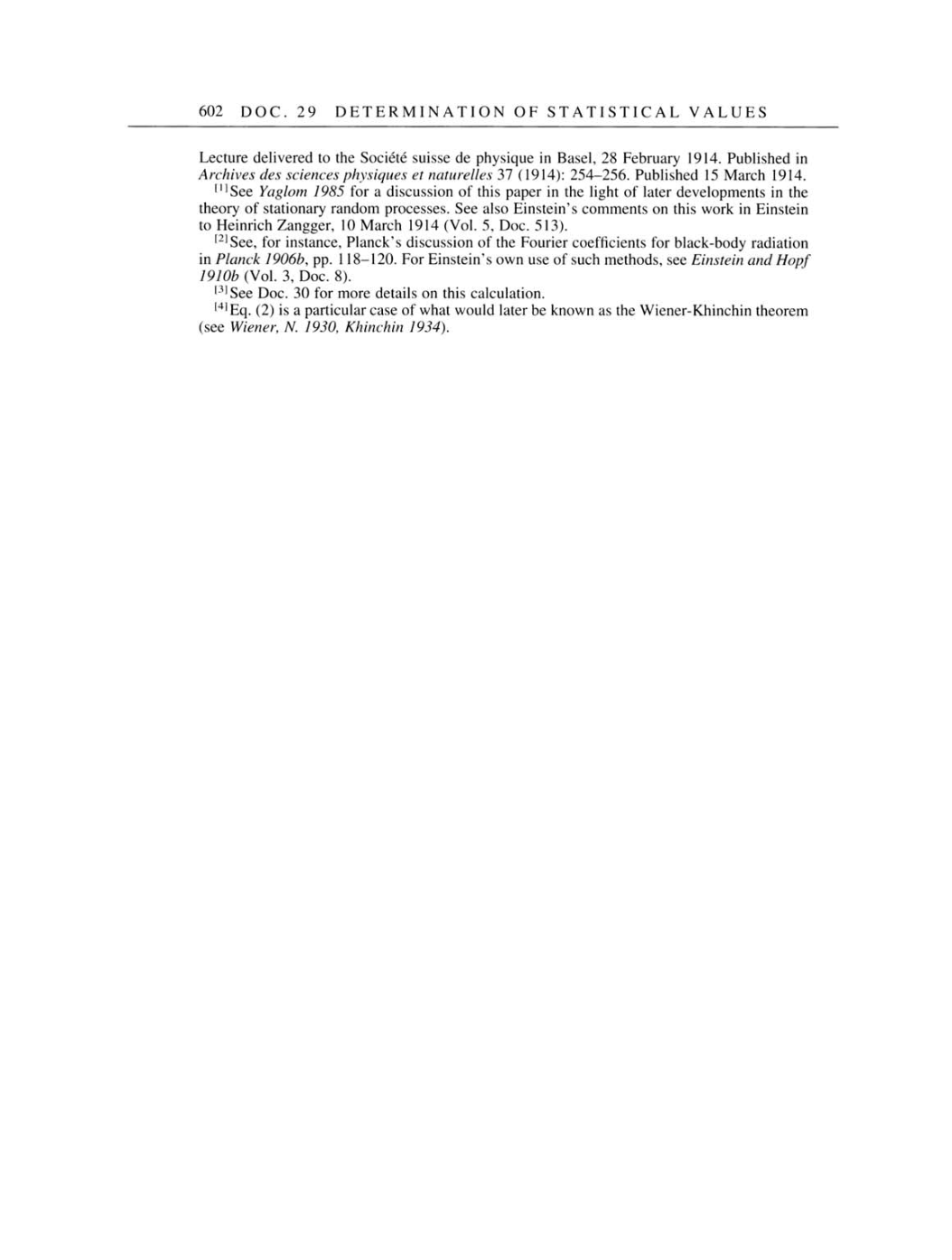 Volume 4: The Swiss Years: Writings 1912-1914 page 602