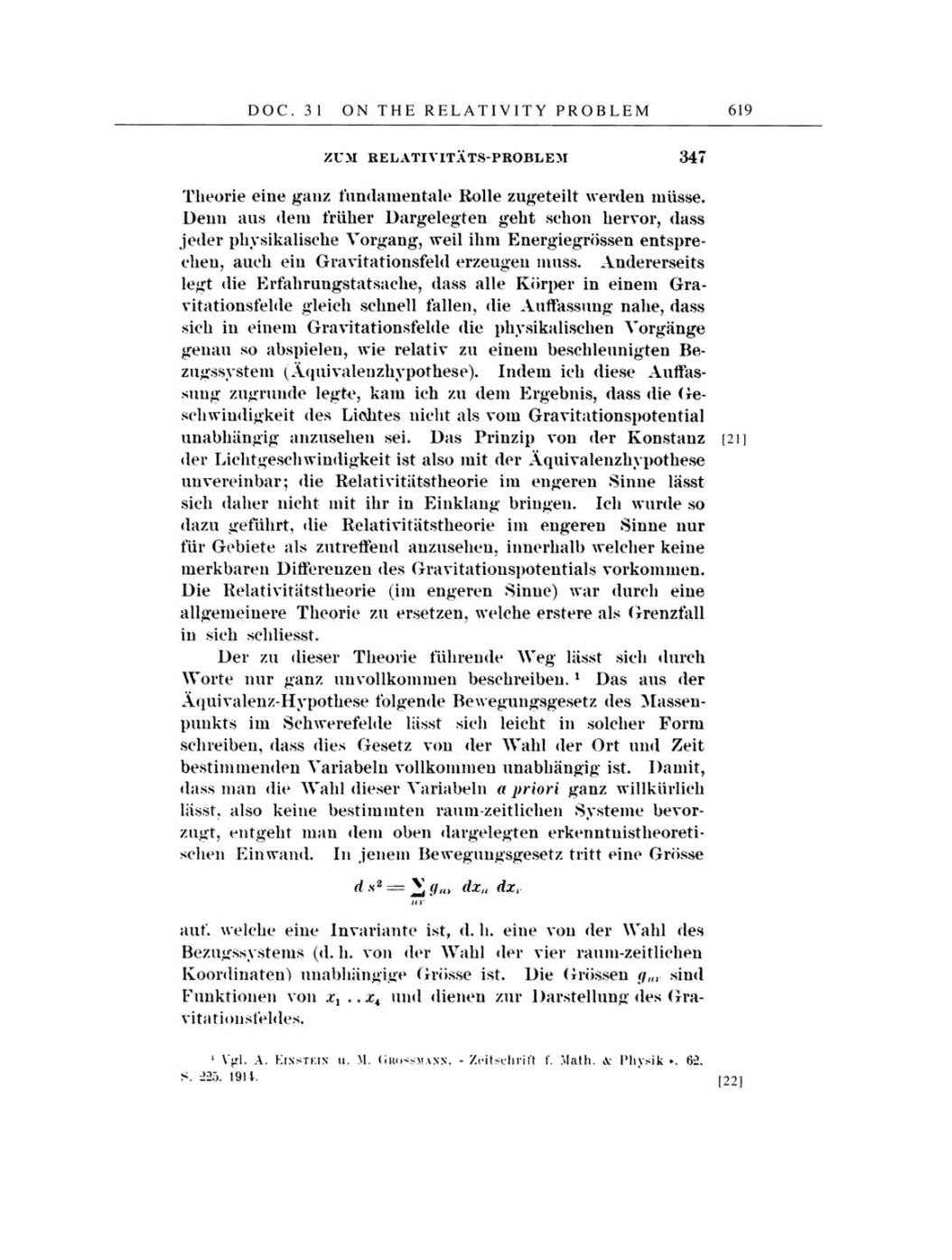 Volume 4: The Swiss Years: Writings 1912-1914 page 619
