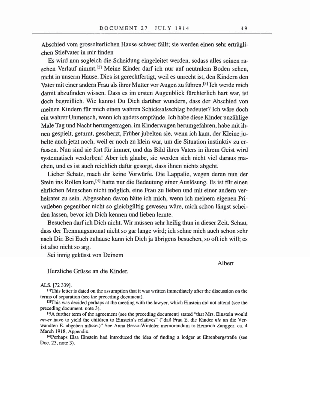 Volume 8, Part A: The Berlin Years: Correspondence 1914-1917 page 49