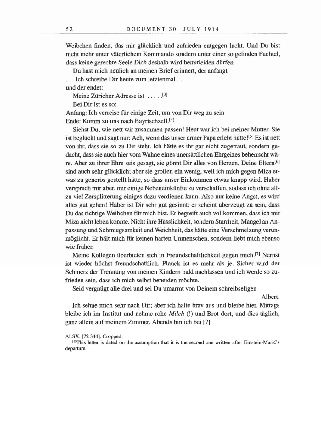 Volume 8, Part A: The Berlin Years: Correspondence 1914-1917 page 52
