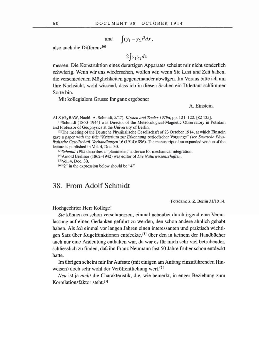 Volume 8, Part A: The Berlin Years: Correspondence 1914-1917 page 60