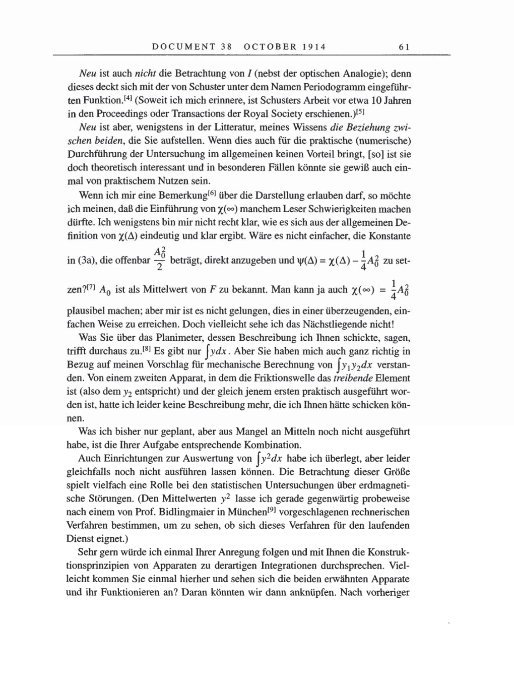 Volume 8, Part A: The Berlin Years: Correspondence 1914-1917 page 61