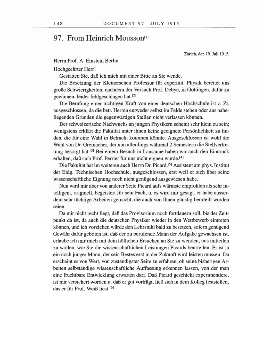 Volume 8, Part A: The Berlin Years: Correspondence 1914-1917 page 148