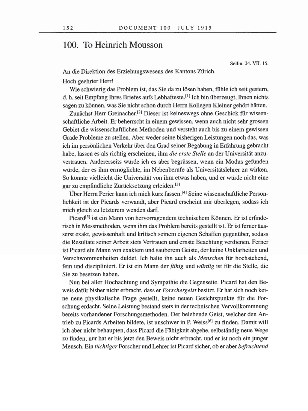 Volume 8, Part A: The Berlin Years: Correspondence 1914-1917 page 152